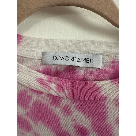 DAYDREAMER LA Revolve Rolling Stones Voodoo Lounge Weekend Tee Pink Tie Dye Sz S - Picture 4 of 6